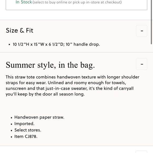 J.Crew Malta handwoven straw tote - Picture 2 of 5